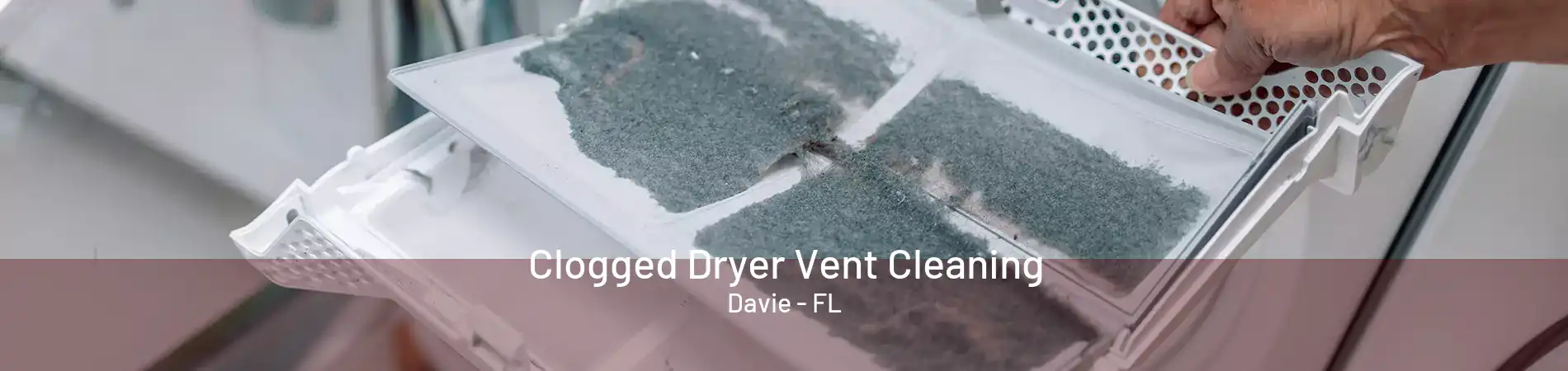 Clogged Dryer Vent Cleaning Davie - FL