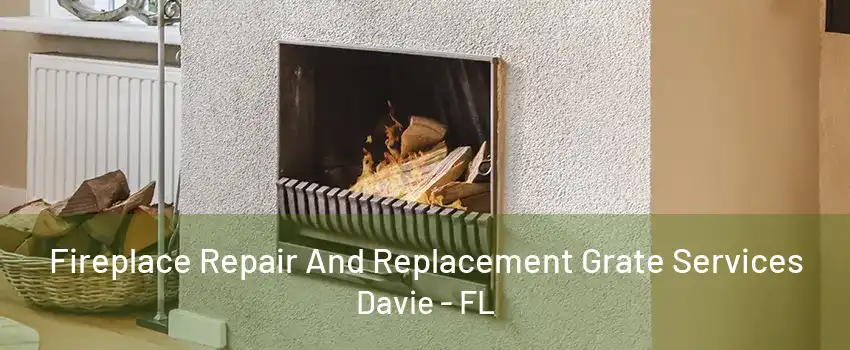 Fireplace Repair And Replacement Grate Services Davie - FL