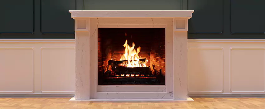 Open Flame Wood-Burning Fireplace Installation Services in Davie, Florida