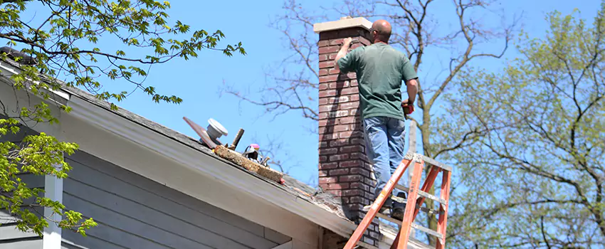 Vinyl and PVC Chimney Flashing Installation in Davie, FL